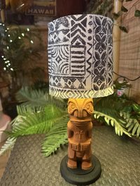 Adventureland Greeter Tiki Table Lamp, 3D Printed Rechargeable RGB