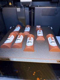 Tiki Bob Fridge Magnet, 3D Printed Retro Tiki Bar Decor