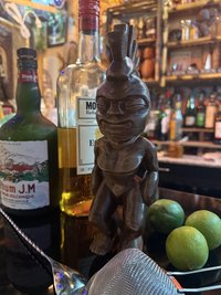 Pele Hawaiian Goddess Tiki Statue, 10 Inch 3D Printed Wood Filament