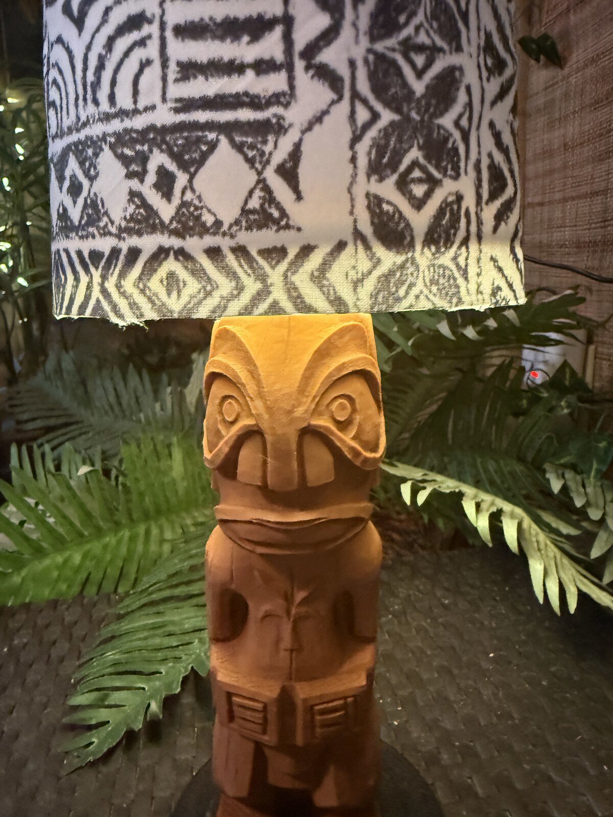 Adventureland Greeter Tiki Table Lamp, 3D Printed Rechargeable RGB