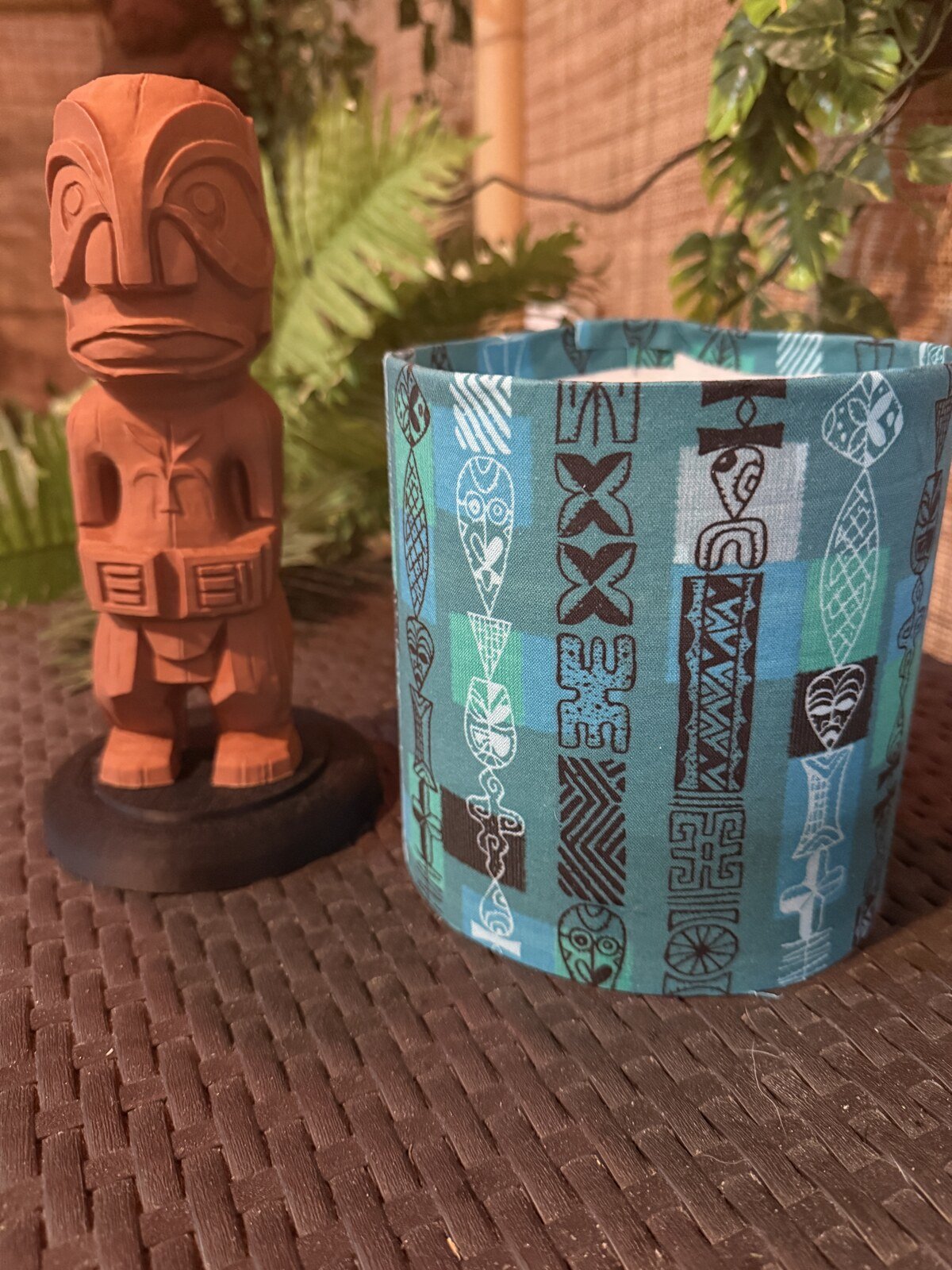 Adventureland Greeter Tiki Table Lamp, 3D Printed Rechargeable RGB