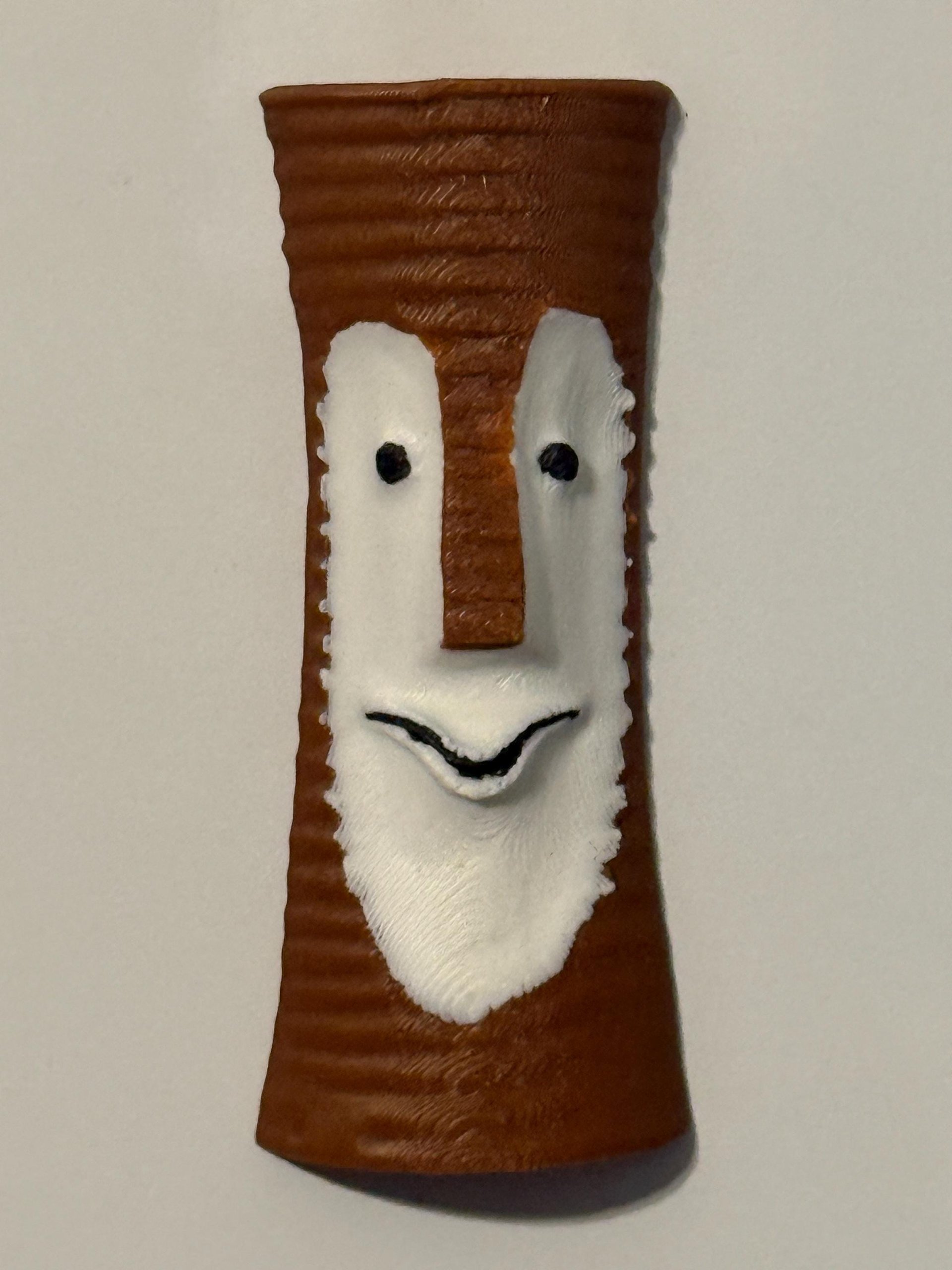 Tiki Bob Fridge Magnet, 3D Printed Retro Tiki Bar Decor