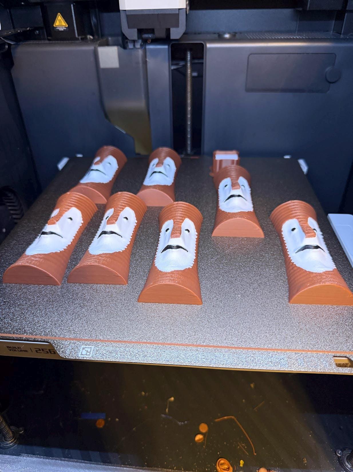 Tiki Bob Fridge Magnet, 3D Printed Retro Tiki Bar Decor