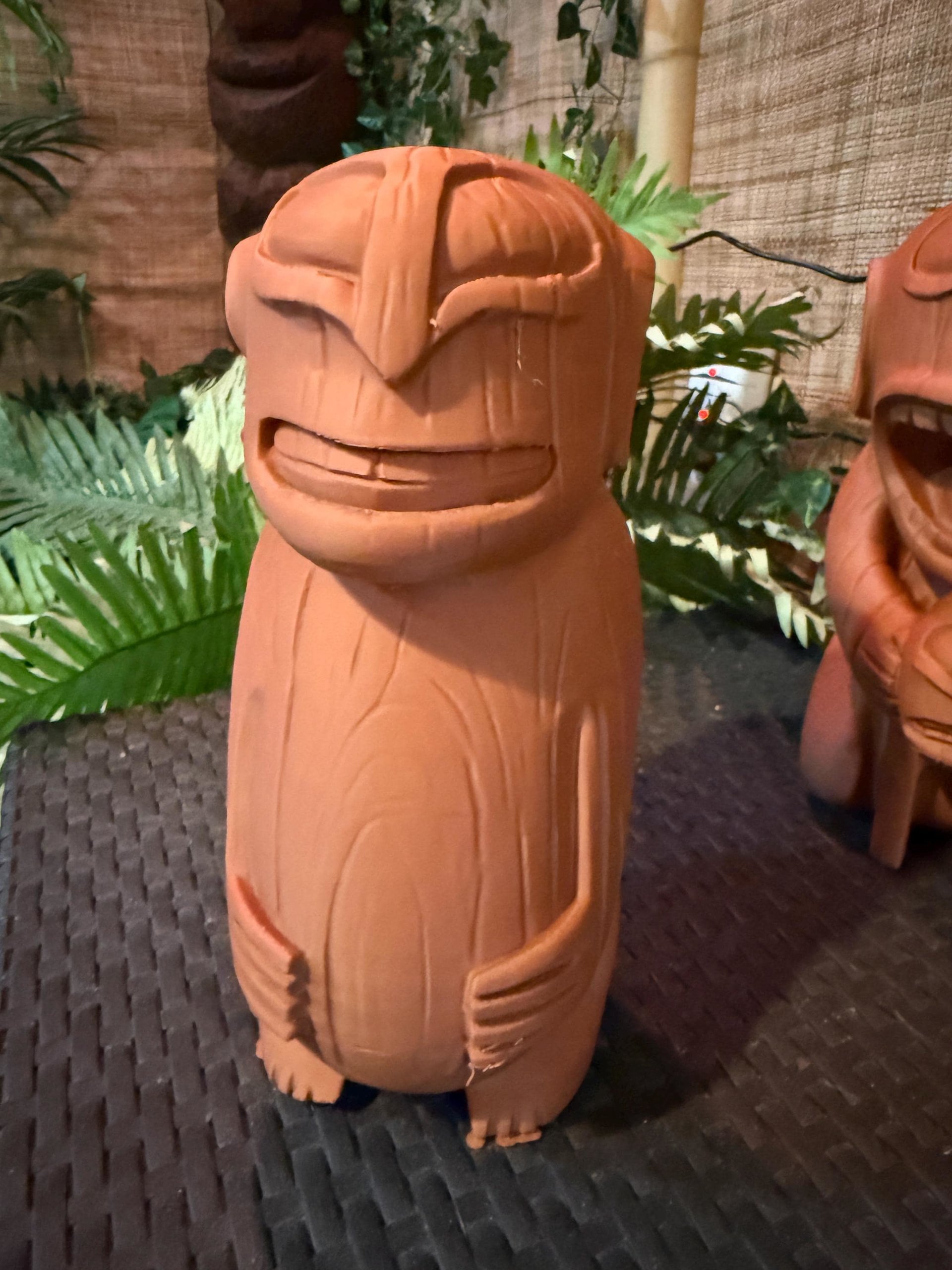 Cannibal Trio Tiki Statues, Set of 3, 3D Printed in Wood Filament