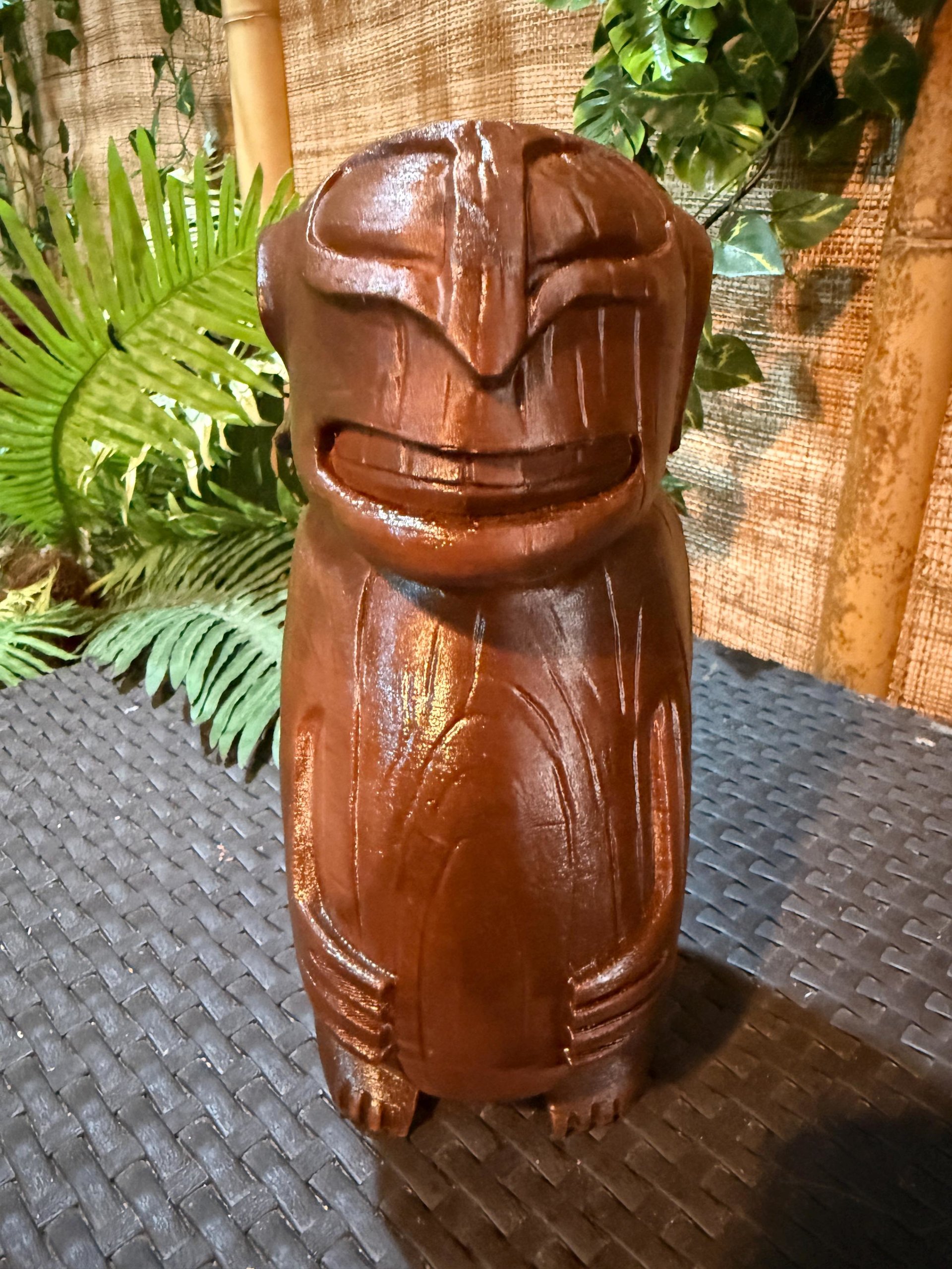 Cannibal Trio Tiki Statues, Set of 3, 3D Printed in Wood Filament