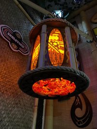 Hexagon panel pendant