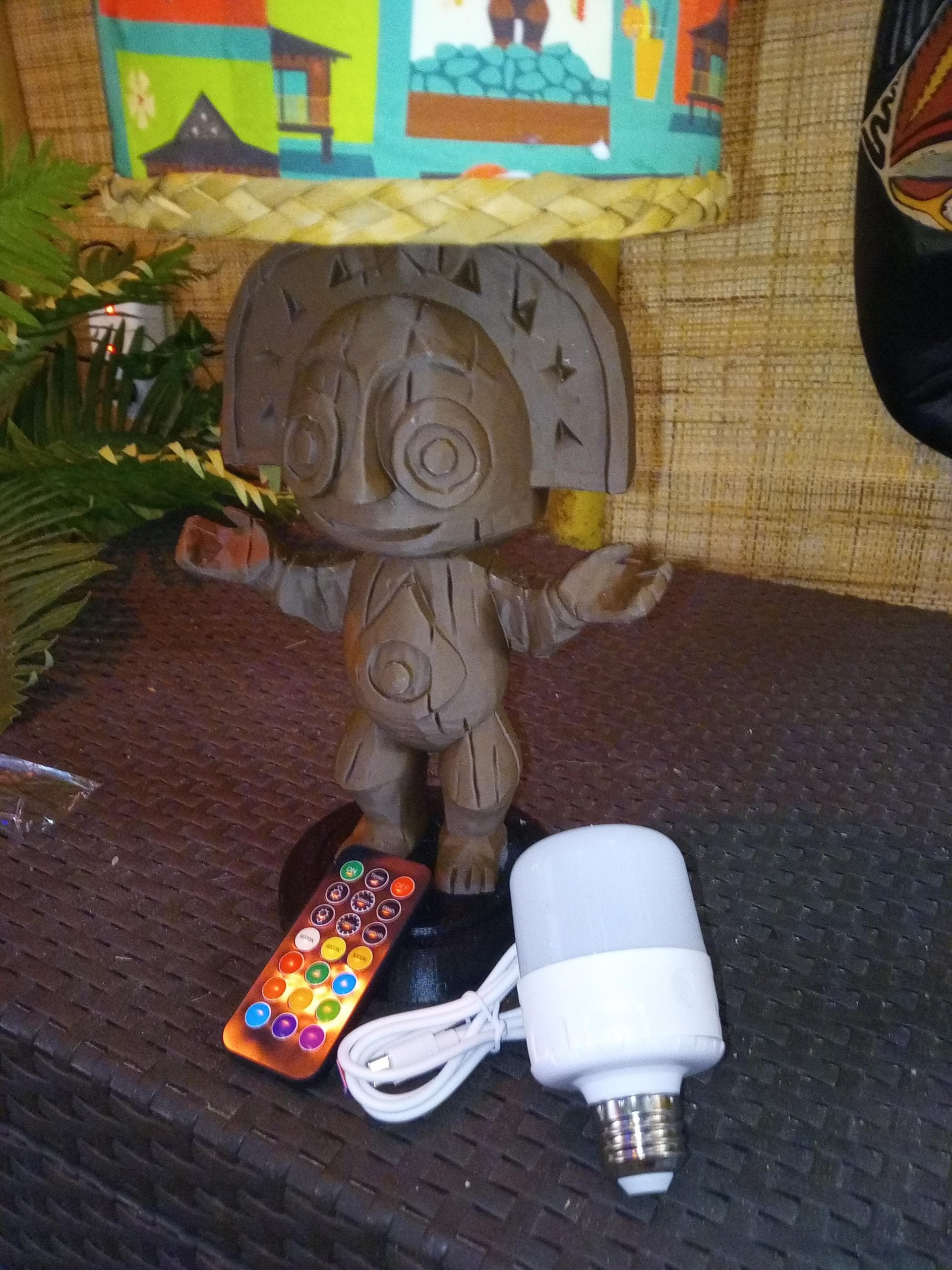 Polynesian Myth lamp